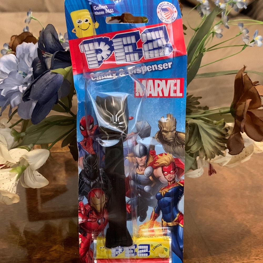 Marvel Black Panther Pez Dispenser Candy BlackPanther